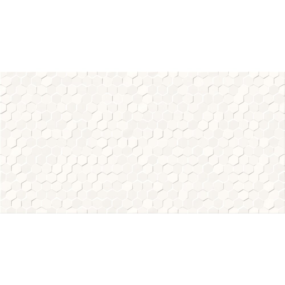 Płytka ścienna ALTERIO white structure small hexa glossy 29 8x59 8 gat