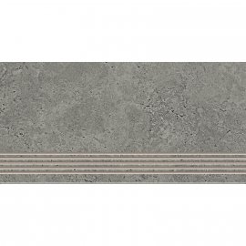 Gres szkliwiony stopnica CANDY G315 grey mat 29,8x59,8 gat. I