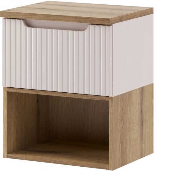 COMAD Zestaw mebli NOVA CASHMERE szafka z blatem NOVA OAK 50 cm, regał COAST EVOKE 50 cm