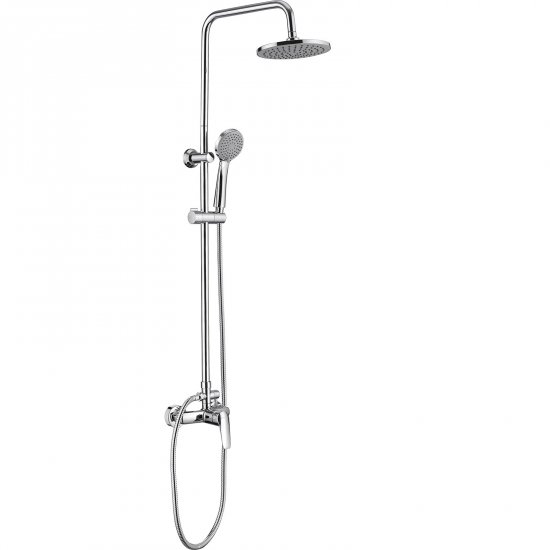 DEANTE Deszczownica BORO 3-funkcyjna z baterią prysznicową chrom NER_01RK