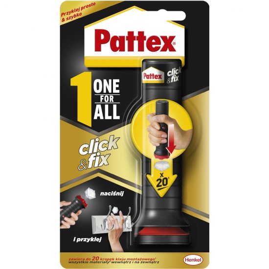 Klej uniwersalny PATTEX One For All Click&Fix 30 g