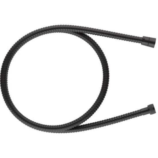 KFA Wąż prysznicowy stożkowy metalowy 1500 mm blistrowany czarny 843-130-81-BL