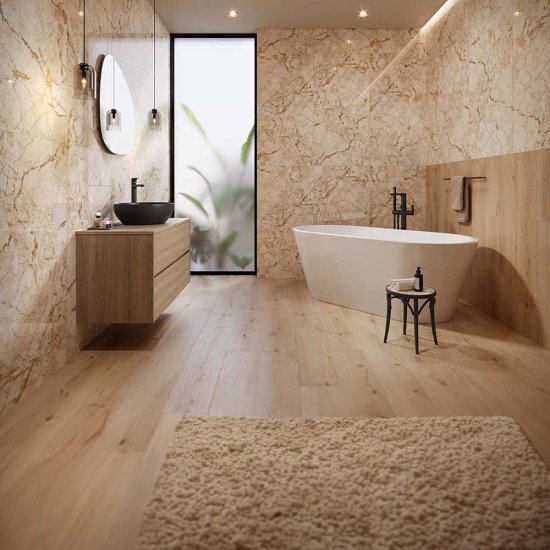 Gres szkliwiony FORZA cream mat carving 60x120 gat. I Cersanit