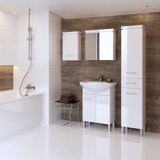 CERSANIT Szafka podumywalkowa OLIVIA z umywalką CERSANIA