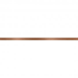 Płytka ścienna listwa UNIVERSAL METAL BORDERS copper mirror glossy 2x59,8 gat. I