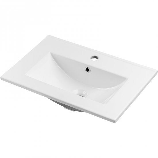 COMAD Umywalka meblowa DANCE jednokomorowa 60 biała UM-2060RB DANCE 60-DP