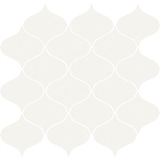 Płytka ścienna mozaika POUR FEMME white glossy 28,1x29,3 gat. I