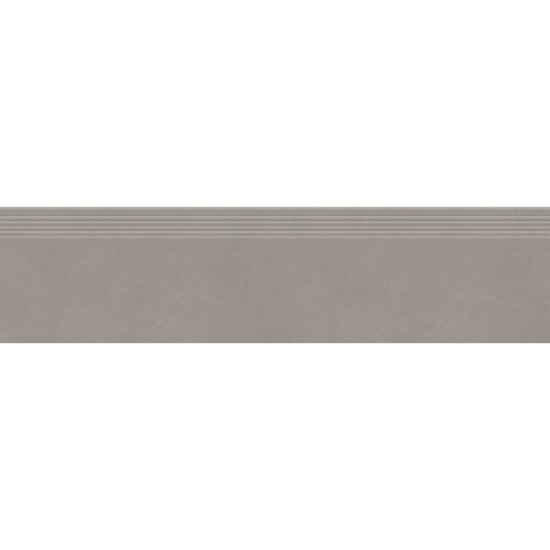 Gres zdobiony stopnica OPTIMUM grey mat 29,8x119,8 gat. I