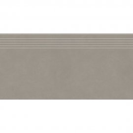 Gres zdobiony stopnica OPTIMUM grey mat 29,8x59,8 gat. I