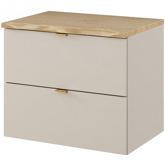 COMAD Szafka podumywalkowa DALIA CASHMERE z blatem NATURE CREMONA 60 cm