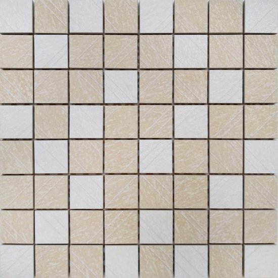 Gres szkliwiony mozaika TRIPOLIS krem-beige mat 39,6x39,6 gat. I