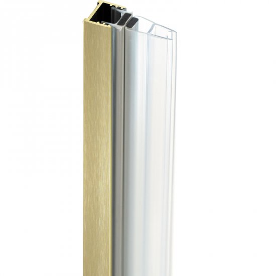 DEANTE Profil do drzwi wnękowych systemu PRIZMA złoty szczotkowany KTJ_R00X