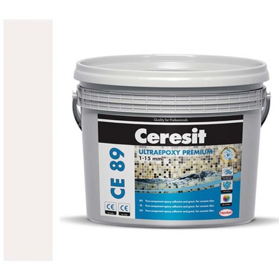 Fuga epoksydowa premium CERESIT CE 89 do 15 mm crystal white 801 2,5kg