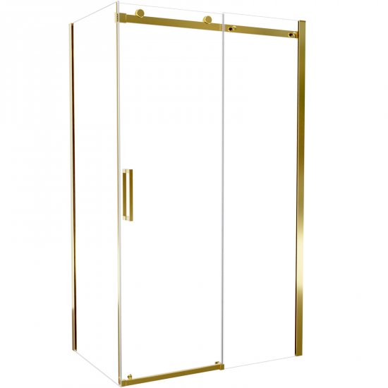 Kabina prysznicowa prostokątna ARIA GOLD przesuwna 100x80x200 TER-0108