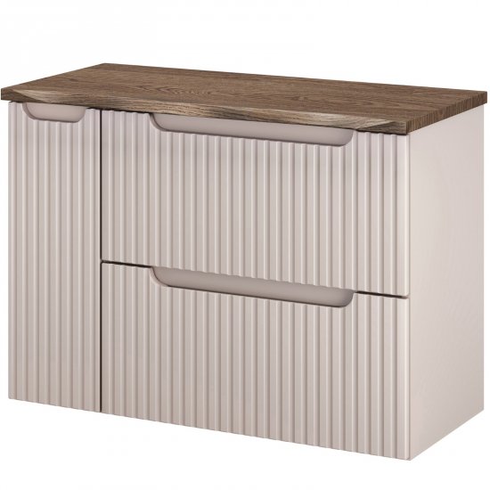 COMAD Szafka podumywalkowa NOVA CASHMERE z blatem NATURE CASELLA 80 cm