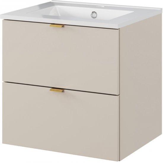 COMAD Szafka DALIA CASHMERE z umywalką meblową LAVA 50 cm