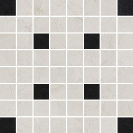 Płytka ścienna mozaika LIGHT MARBLE grey square mat 29x29 gat. I