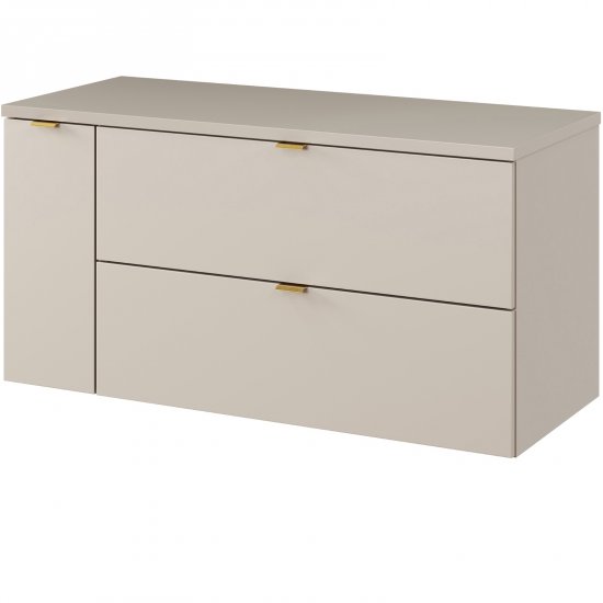 COMAD Zestaw mebli DALIA CASHMERE szafka podblatowa, szafka cargo, blat 100 cm