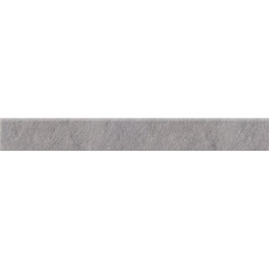 Gres zdobiony cokół DRY RIVER grey mat 7,2x59,4 gat. I