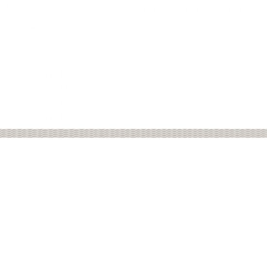 Gres szkliwiony listwa szklana EQUINOX white mat 2x59,3 gat. I