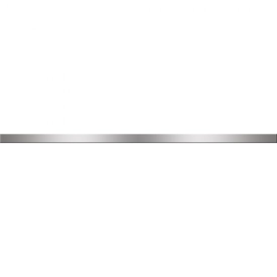 Płytka ścienna listwa BIANCA silver metal glossy 2x59,8 gat. I