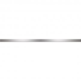 Płytka ścienna listwa BIANCA silver metal glossy 2x59,8 gat. I