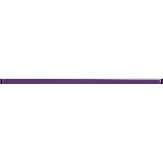Płytka ścienna listwa szklana UNIVERSAL violet new glossy 2x59,8 gat. I
