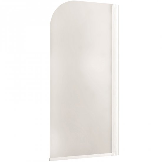 KFA Parawan nawannowy MODERN 68x140 cm 1-elementowy biały szkło transparentne 170-06951P