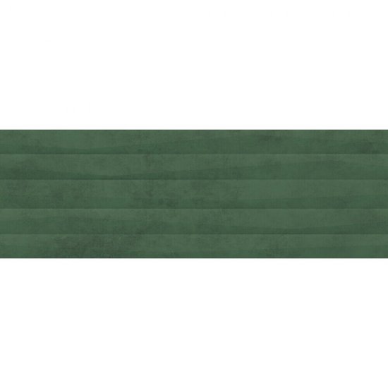 Płytka ścienna GREEN SHOW green structure satin 39,8x119,8 gat. II