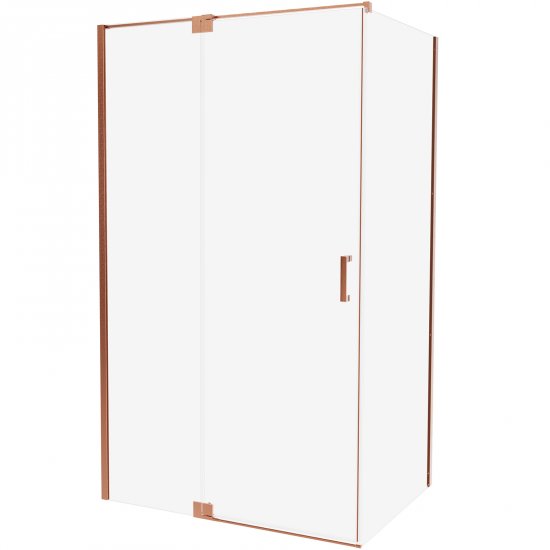 Kabina prysznicowa prostokątna ALLURIA 1D COPPER BRUSHED 120x90x200 TER-0173