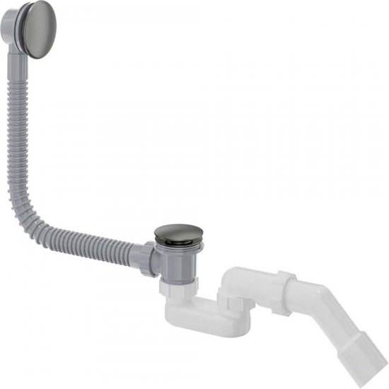 DEANTE Syfon wannowy PRIZMA click-clack titanium NHC_D57B
