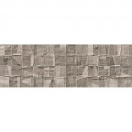 Płytka ścienna inserto NERINA SLASH beige-brown structure mat 29,7x90 gat. II