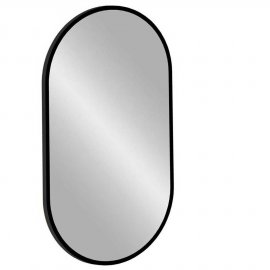 COMAD Lustro LED APOLLO czarne 90x50 cm