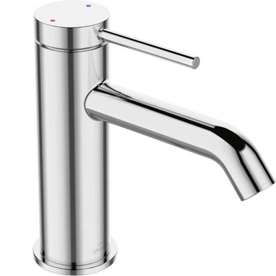 INVENA Bateria umywalkowa stojąca KALITEA z korkiem click-clack chrom BU-72-001-V