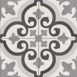 Gres szkliwiony dekor MARRAKESH mix 3 grey mat 18,6x18,6 Golden Tile gat. I