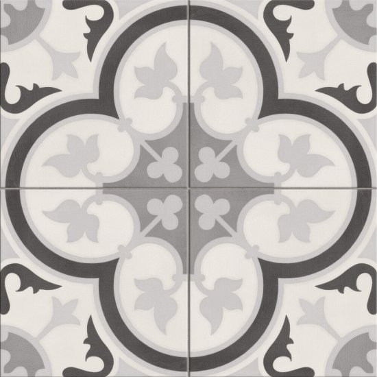 Gres szkliwiony dekor MARRAKESH mix 5 grey mat 18,6x18,6 Golden Tile gat. I
