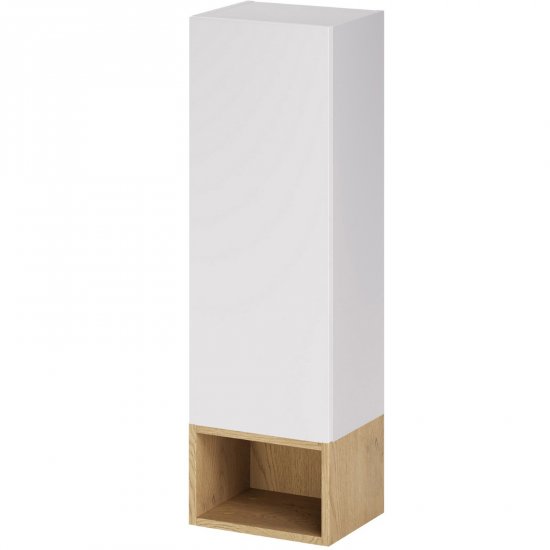 COMAD Szafka łazienkowa wisząca ASTER WHITE 30 cm, regał CREMONA 30 cm