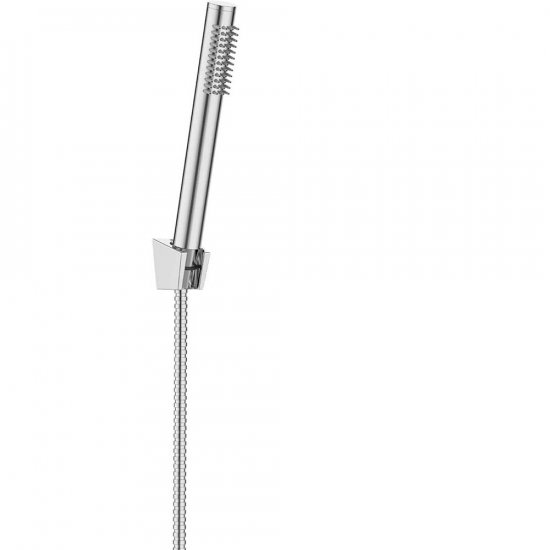 INVENA Zestaw prysznicowy ALONIA z uchwytem punktowym chrom AU-70-M01-V