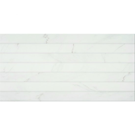 Płytka ścienna CALACATTA white structure glossy 29,7x60 gat. II