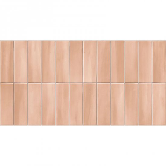 Gres szkliwiony hiszpański Gayafores DECO ALLURE ROSE błyszczący 32x62,5 gat. I