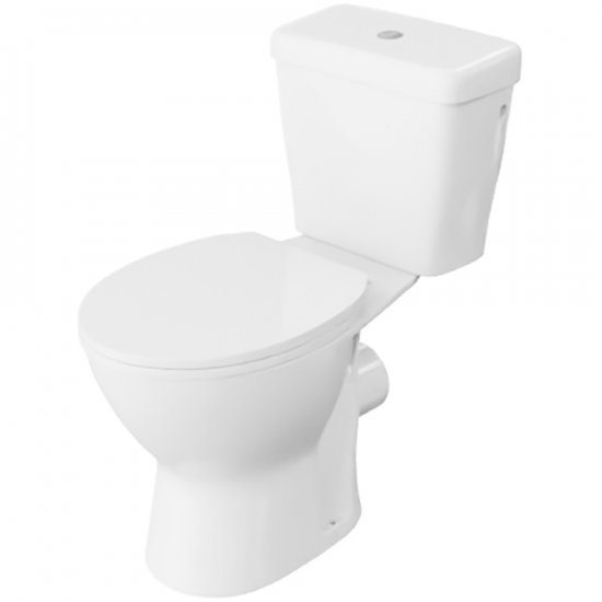 LAVITA Kompakt WC ZETA 2.0 wirowy z deską duroplastową biały
