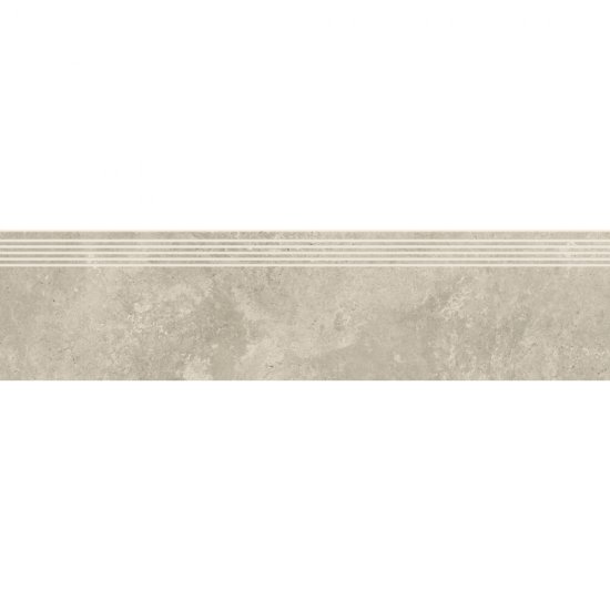 Gres szkliwiony stopnica CANDY cream mat #564 29,8x119,8 gat. I