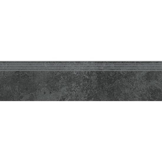 Gres szkliwiony stopnica CANDY graphite mat #567 29,8x119,8 gat. I