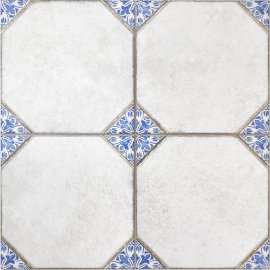 Gres szkliwiony hiszpański Realonda LEEDS BLUE mat 33x33 gat. I