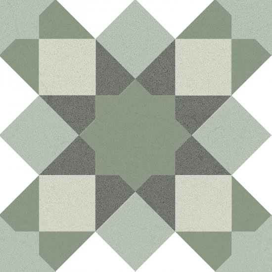 Gres szkliwiony hiszpański El Barco HYDRA GREEN PK mat 20x20 gat. I