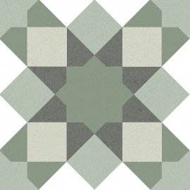 Gres szkliwiony hiszpański El Barco HYDRA GREEN PK mat 20x20 gat. I