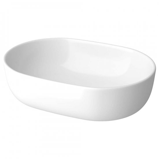 Umywalka nablatowa GARDA 50 owalna ceramiczna K116-163