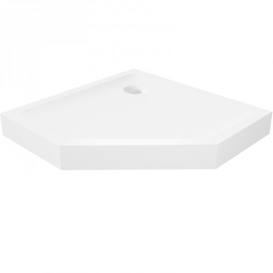 Brodzik pięciokątny MARELLE 80x80x11,5 biały TER-0287