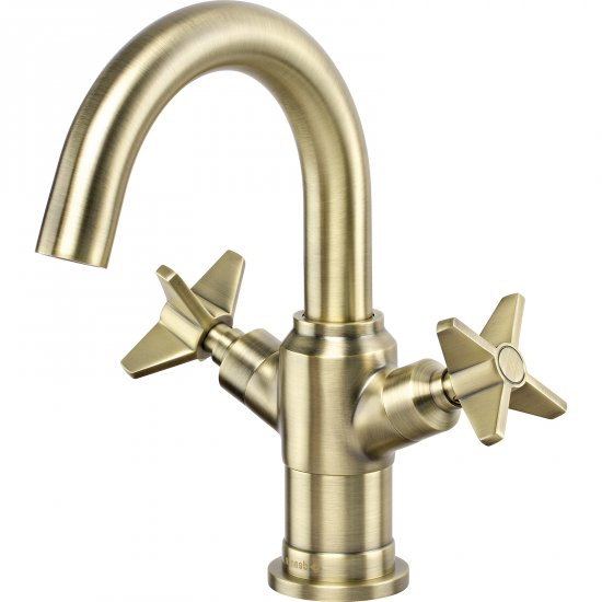 DEANTE Bateria umywalkowa stojąca TEMISTO mosiądz BQT_M20D