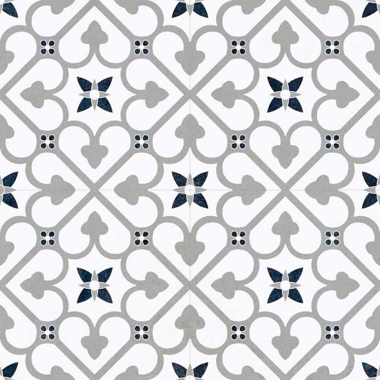 Gres szkliwiony hiszpański Halcon BRIGHTON GREY mat do fugowania 45x45 gat. I